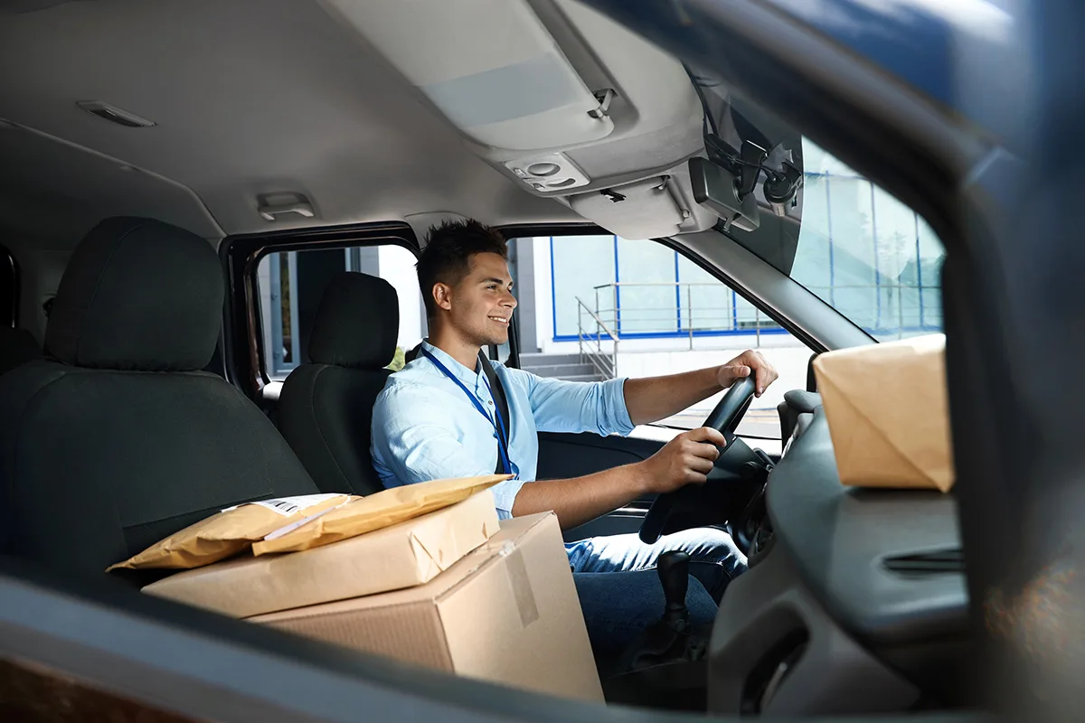 Chauffeur livreur en tournée régionale — logiciel de transport express à Lyon