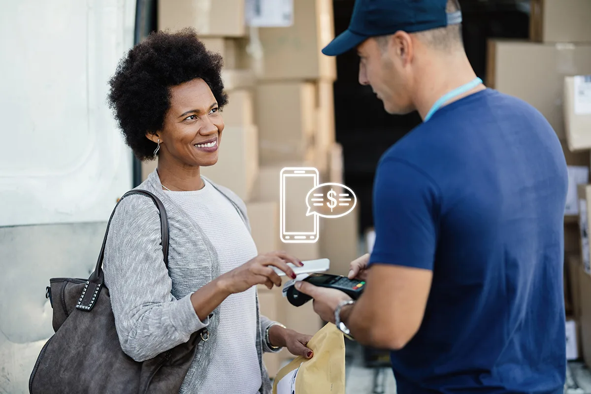 Paiement d'une livraison sans contact — tarifs du logiciel de transport GTLYS